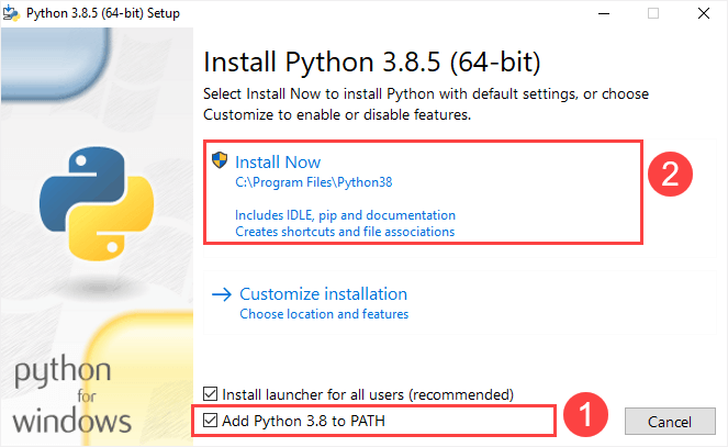 Python Installation Add Python Environment Variables