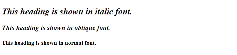 Example Font Style